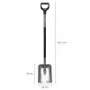 Shovel Fiskars Ergonomic FS.S. 1025376 Grey — ergonomic garden shovel, Fiskars 1070058