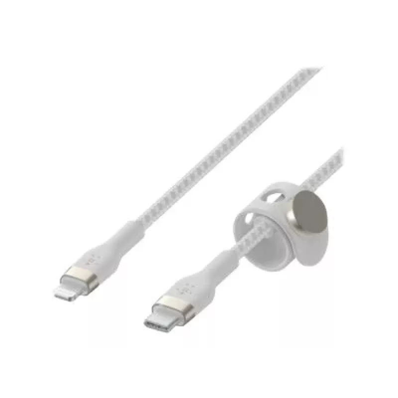 Belkin BOOST CHARGE - Lightning-Kabel - 24 pin USB-C männlich zu Lightning männlich - 1 m - weiß - für Apple iPad/iPhone/iPod (Lightning)