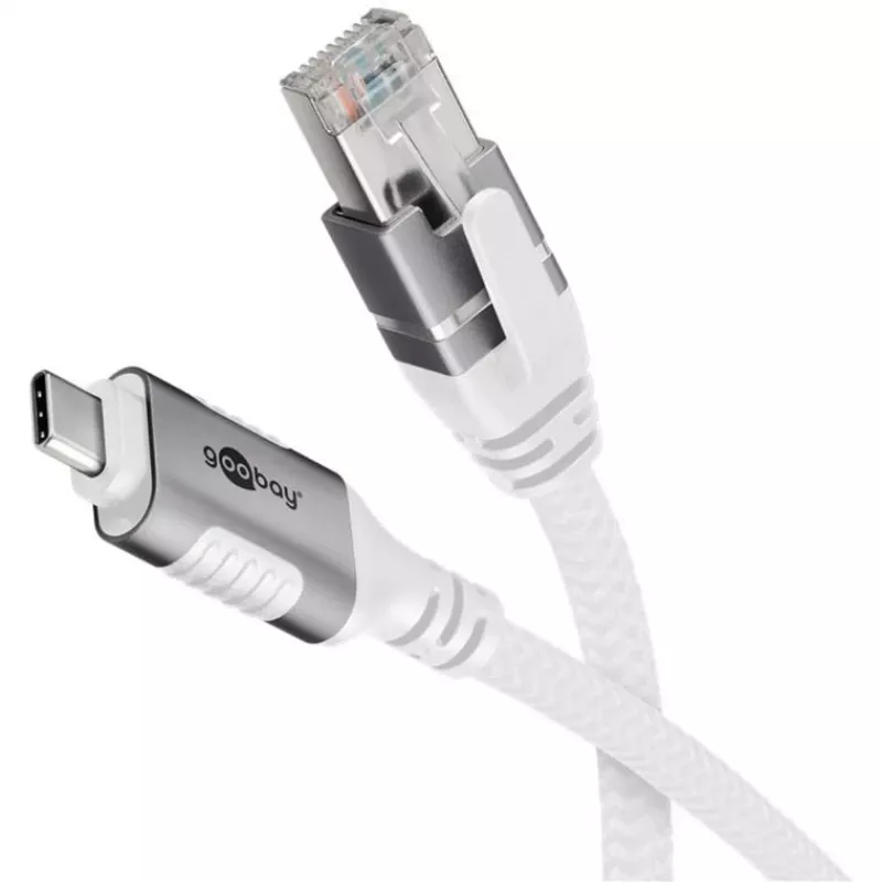 Goobay 74177 - Network Adapter Cable USB 3.1 Type C Gigabit Ethernet 3 m - Network Card - 1.000 Mbps (74177)