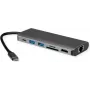 Docking Station ROLINE 12021123 USB 3.2 Gen 1 Type-C Grey Ethernet 1000 Mbit/s