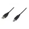 Digitus ASSMANN - USB Cable - USB Type A, 4-pin (M) - USB Type B, 4-pin (M) - 50 cm (USB/USB 2.0) - Black (AK-300105-005-S)
