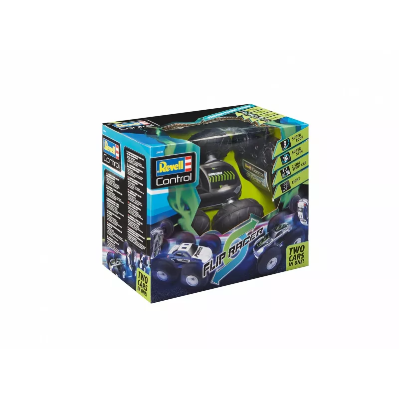 Revell Control 24634 Stunt Car FlipRace Entry-Level Electric RC Monster Truck All-Wheel Drive (24634)