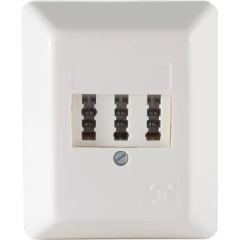 Telephone outlet TAE NFF ShiverPeaks 74060, single-line (1 Amtsleitung), surface-mounted