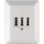 Telephone outlet TAE NFF ShiverPeaks 74060, single-line (1 Amtsleitung), surface-mounted