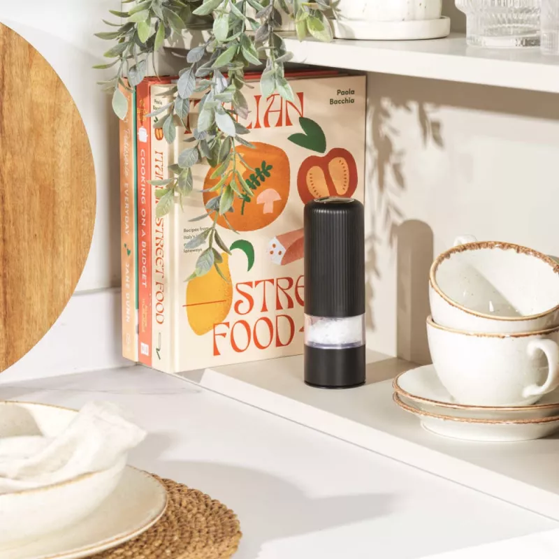 Electric salt and pepper mill Salter BW12958EU7, black, battery-powered adjustable grind