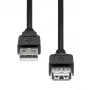 USB extension cable ProXtend USB2AAF-0005 — 5 m, USB-A male to USB-A female, black