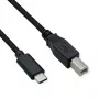 ROLINE USB 2.0 Type C Cable, C - B, ST/ST, black, 3 m (11.02.8337)