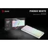SAVIO PHENIX WHITE Wireless Mechanical Keyboard, Gateron Red Pro, ABS