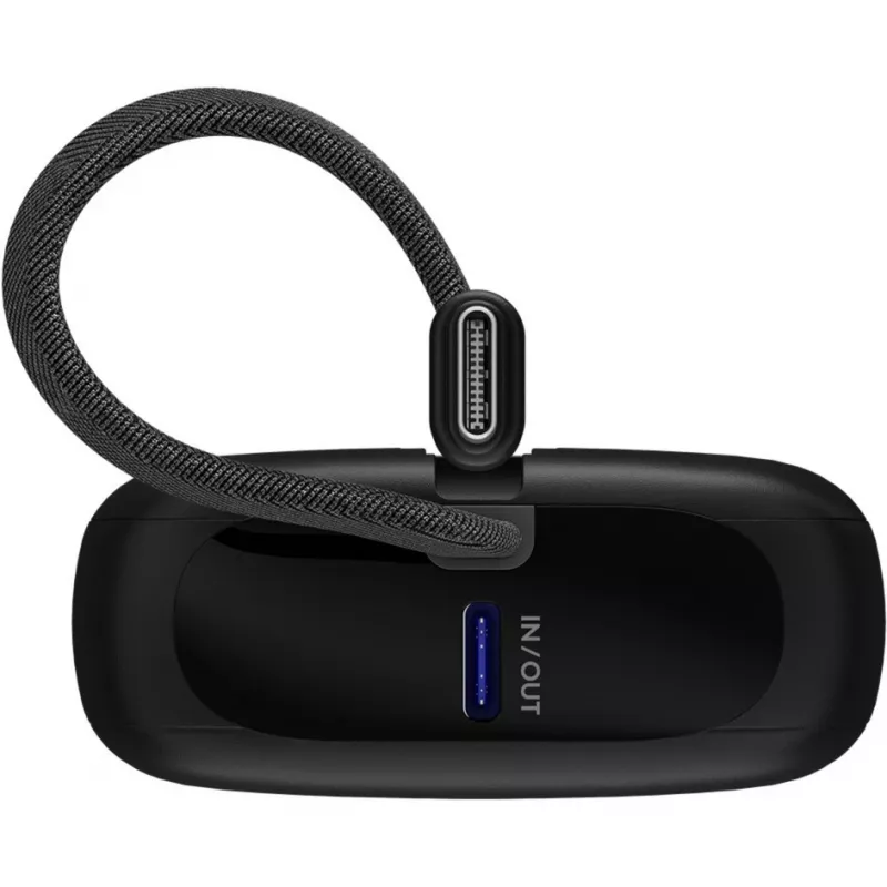 Portable Power Bank Goobay 10,000 mAh with Integrated USB-C Cable - 20W Compact Travel (76251)
