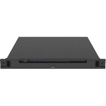 Network Video Recorder AXIS S2216 Mk II 1U Black — 16ch, up to 7680×4320, 4 TB HDD (max 16 TB), 256 GB SSD, RAID 0/1/10, FIPS 140-2 L2