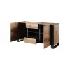 Cama chest of drawers WOOD wotan oak/antracite