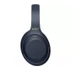 Headphones Sony WH1000XM4L.CE7, circumaural, wired & wireless (Bluetooth, USB-C), blue, head-band wearing style