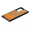 Protective phone case man and wood Galaxy Note 20 Ultra Herringbone Orange Black