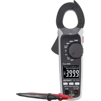 VOLTCRAFT VC-522 clamp meter digital CAT III 600 V Display (Counts): 4000 (VC-8466755)