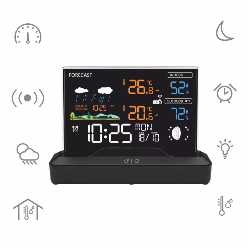 Over-Ear Wired Headphones MANTA MTO100B Windy Black — Noise Isolation, Wired Connection