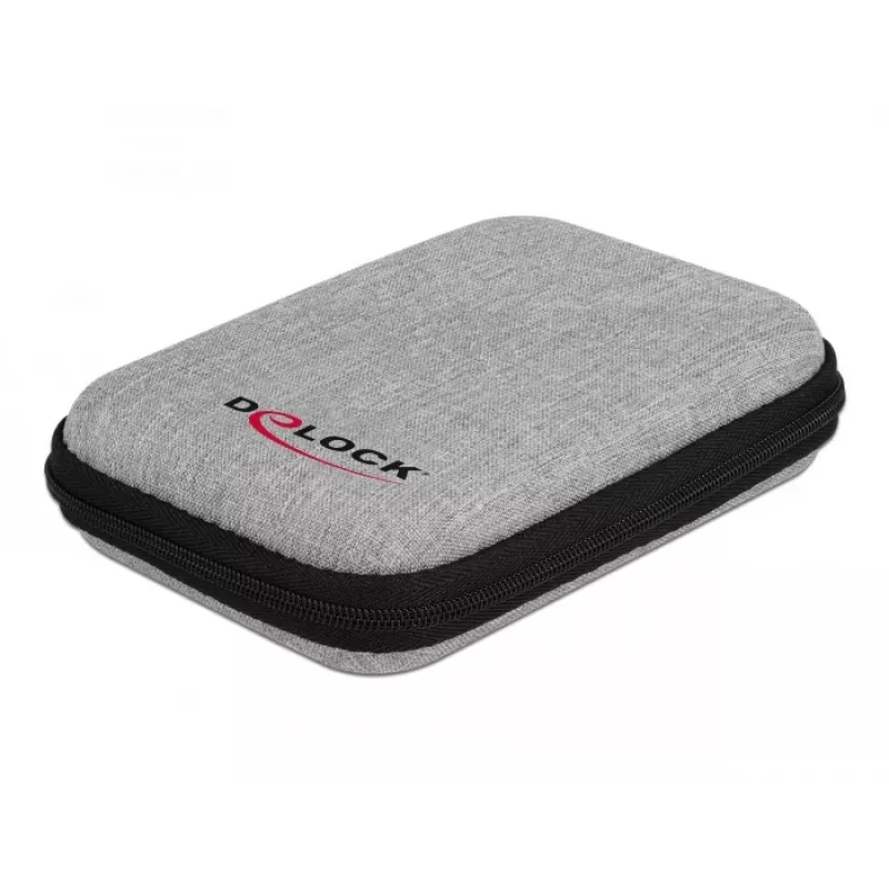 DeLOCK Protection Bag for 2.5 inch SSDs external Enclosures Hard drives up to 12 x 8 x 2 cm