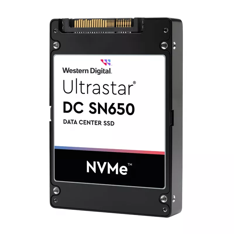 SSD Drive WESTERN DIGITAL Ultrastar DC SN650 7680GB and3 PCIe TLC ISE