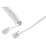 S/CONN 2m RJ10 Transparent White S/CONN 2m RJ10