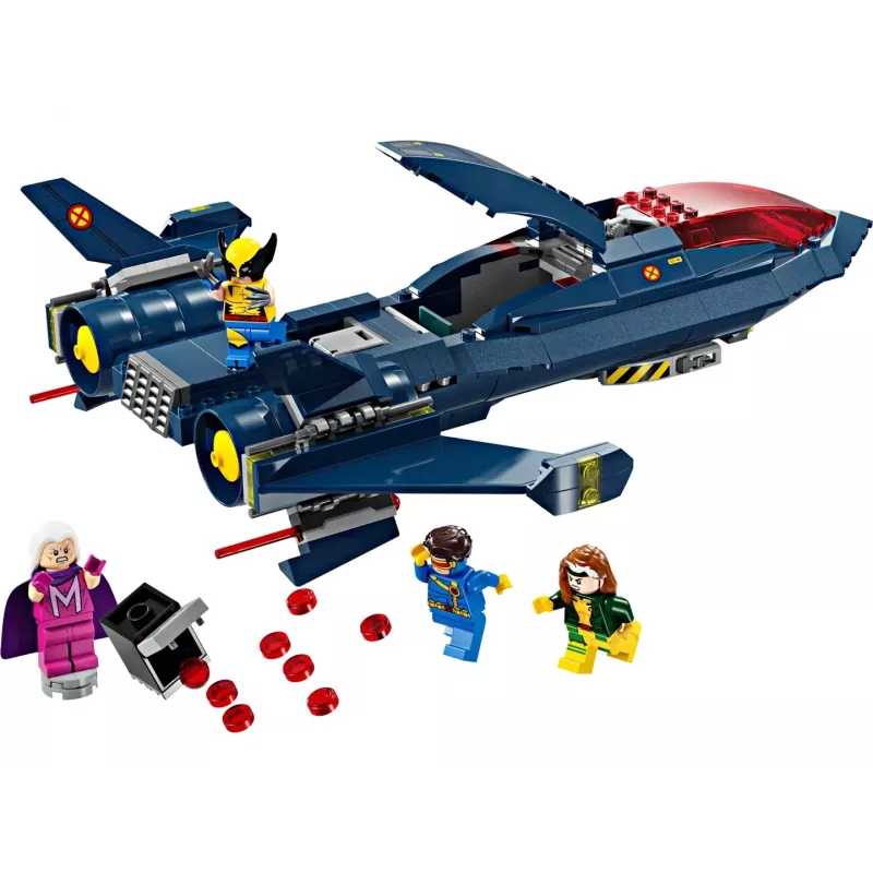 Construction Toy LEGO Marvel Super Heroes X-Jet 76281 with 5 minifigures