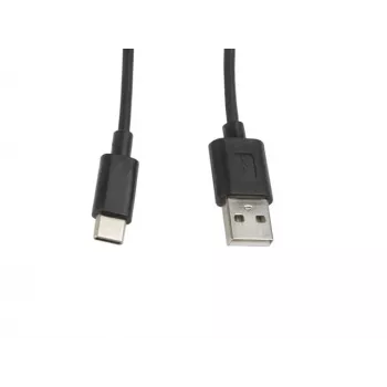 Cable Lanberg CA-USBO-10CC-0010-BK (USB 2.0 male - USB 2.0, USB, Type C male, 1m, Black) (CA-USBO-10CC-0010-BK)