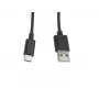 Cable Lanberg CA-USBO-10CC-0010-BK (USB 2.0 male - USB 2.0, USB, Type C male, 1m, Black) (CA-USBO-10CC-0010-BK)