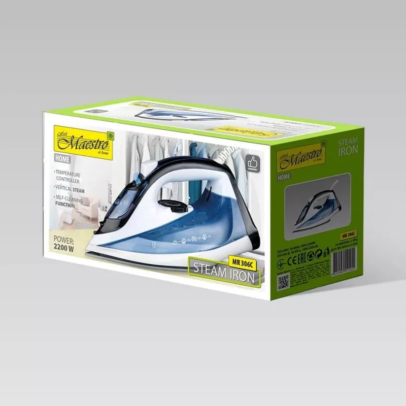 Steam iron MAESTRO MR-306C 2200W White, Blue
