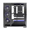 PC Case MODECOM Volcano Stellar 5F ATX Midi Tower, tempered glass, 5 preinstalled fans, USB‑C, supports microATX/ATX, max GPU 420mm, CPU cooler height 175mm