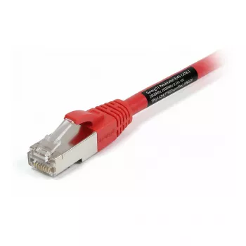 Synergy21 Patch Cable RJ45, CAT8.1 2000Mhz, 0,5m, Red, S-STP(S/FTP), TPE/LSZH(SuperFlex), AWG26,