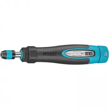 torque screwdriver 6004CT-12 (black/Blue, 0,2 - 1,2 Nm, 1/4 bit holder, round handle)