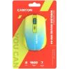 CANYON mouse MW-44 Wireless Charge Yellow Blue