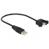 USB cable DeLOCK 85462 USB 2.0 0.25 m Black