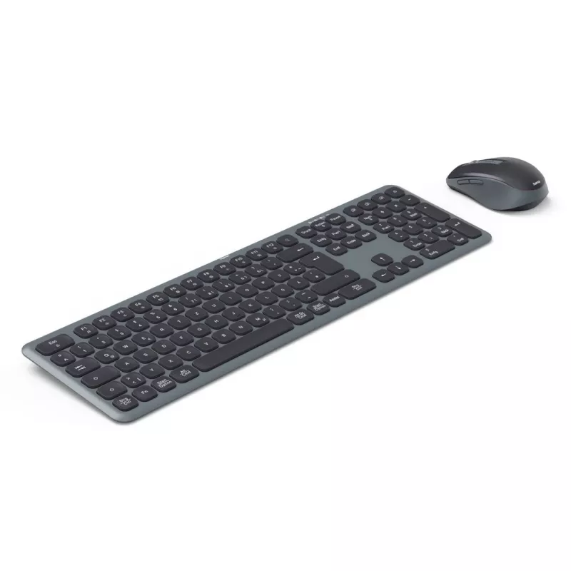 multi device keyboard and mouse set black gre