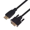 TB HDMI-DVI-Cable 1,8 M. gold-braided, DVI 24 + 1