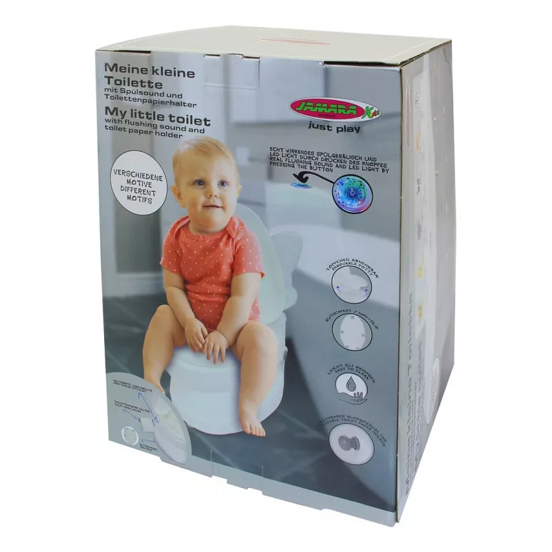 Potty Seat Jamara 460958 Black White Width 260mm Depth 410mm Height 450mm