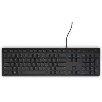 Wired full-size keyboard Dell KB216 — QWERTY Nordic layout, black, USB