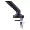 Monitor mount DIGITUS Single design for up to 35 inch screens, clamp, 10 kg, VESA 75x75–100x100, tilt -45–90°