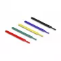 Hook & loop cable tie DeLOCK 19076 150x12mm Assorted colours Set of 10
