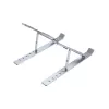 Laptop stand UNITEK OT155SL Silver Aluminium 13-41° tilt
