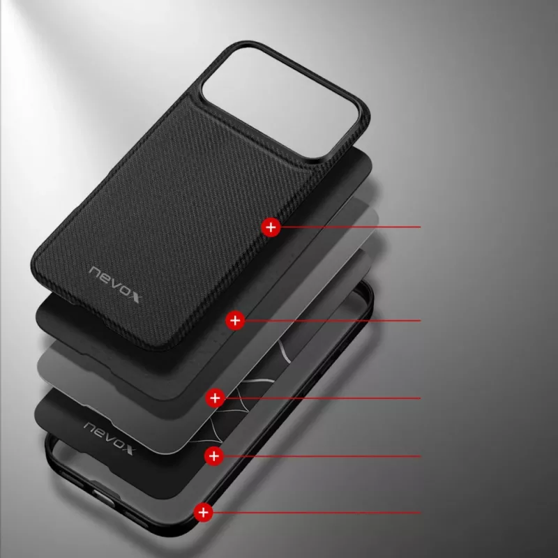 nevox StyleShell NYLO - iPhone 17 Pro Max 6.9 black (2529)