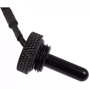 Alphacool Eiszapfen temperature sensor Plug G1/4 - temperature sensor for Liquid cooling system - Deep Black - 50 cm