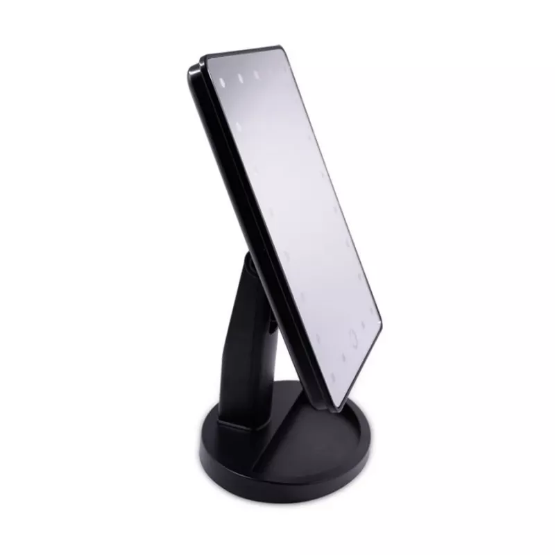 Extralink Makeup Mirror, Black Lighted with Stand