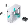 PC Case Jonsbo D41 MESH Midi Tower White
