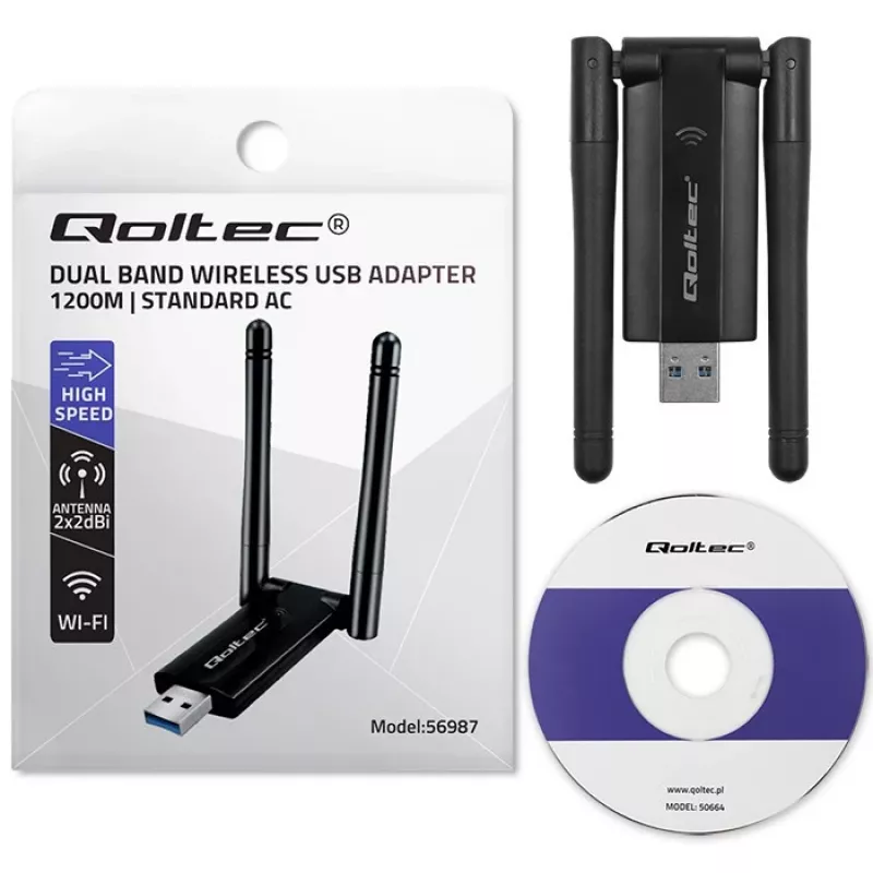 Fast Wireless USB Dual Wi-Fi Adapter 2 X | | |