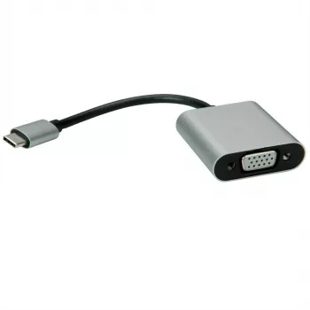 VALUE - External Videoadapter - USB-C 3.1 - VGA - Black