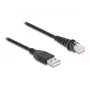 DeLOCK RJ50 to USB 2.0 Type-A Barcode Scanner Cable 2 m