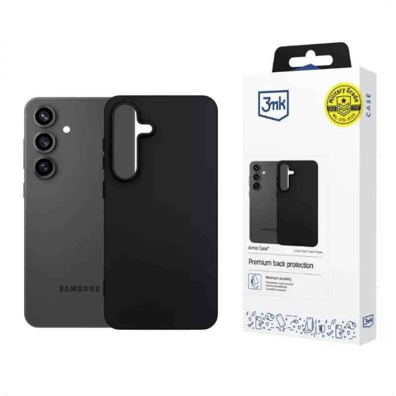 Protective case 3MK for Samsung Galaxy S25 FE – matte finish, slim fit