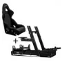 Next Level Racing GTElite Aluminium Simulator Cockpit - Wheel Plate Edition + O-Rouge C1-XL Cold Fusion Simracing Seat