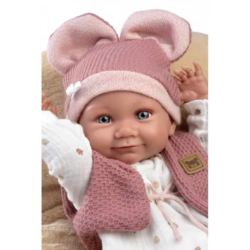 Doll Llorens 40 cm baby vinyl with realistic features and soft body