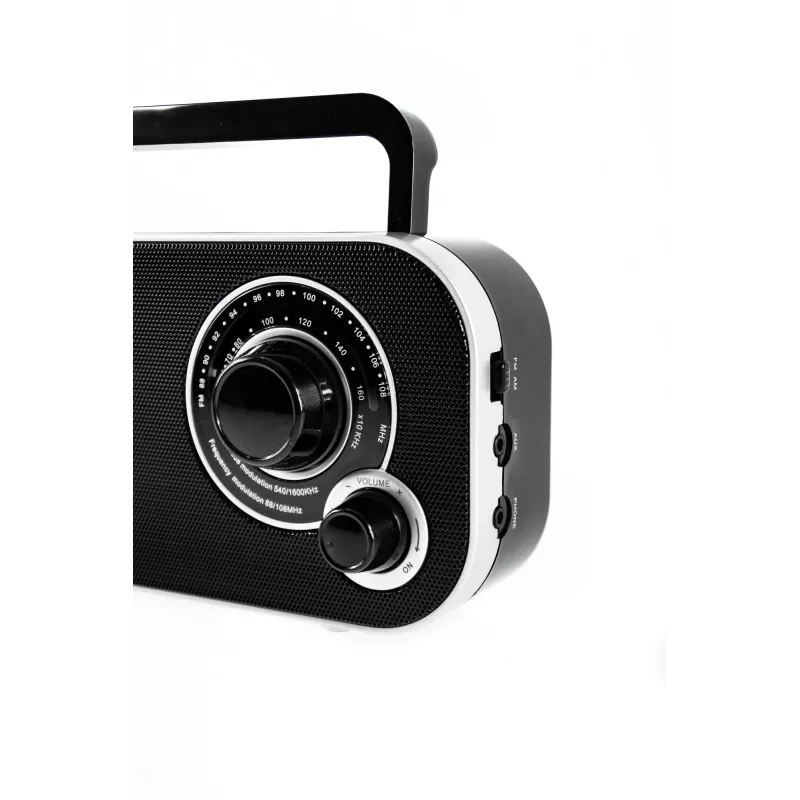 Portable radio Camry CR 1140b — AM/MF, grey, AC or battery power, compact 280×65×113 mm