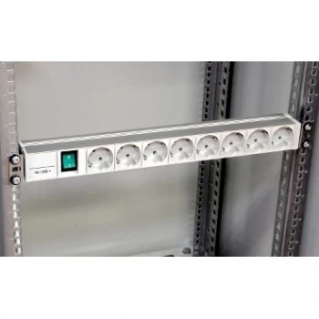 Power Distribution Unit Schneider Electric ACTASSI 1U, 19 inch rack, 8 Schuko sockets, VDE, with switch